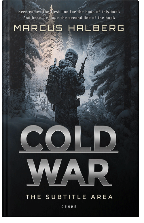 Front view of Premade Mystery & Thriller & Suspense Book Cover - French Gray