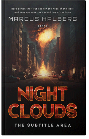 Premade Book Cover Cocoa Brown