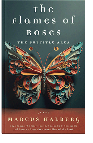 Pre Made Book Cover Outer Space