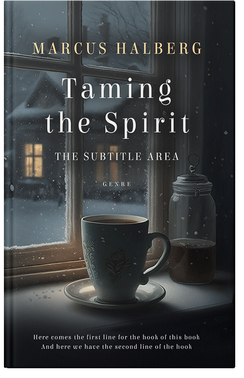 Front view of Premade Romance Book Cover - Shark