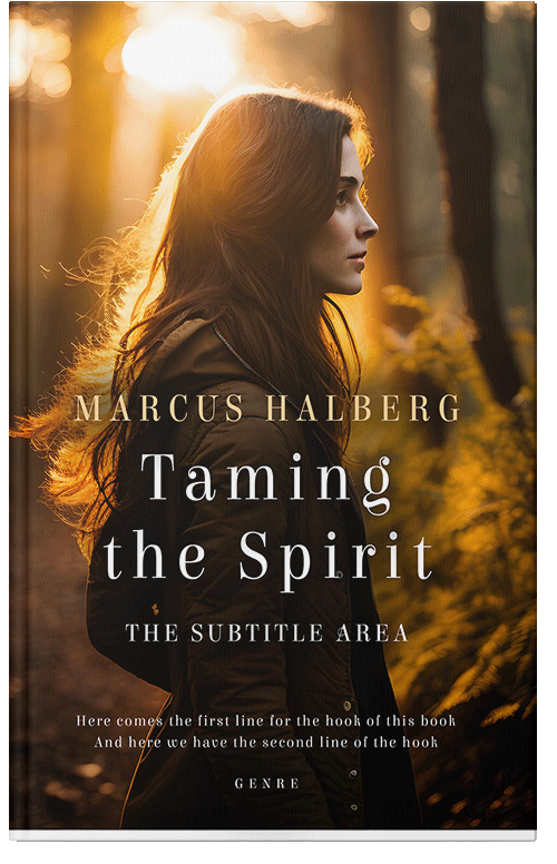 Front view of Premade Teen & Young Adult Book Cover - Graphite