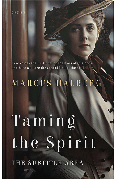 Front view of Premade Romance Book Cover - Zeus