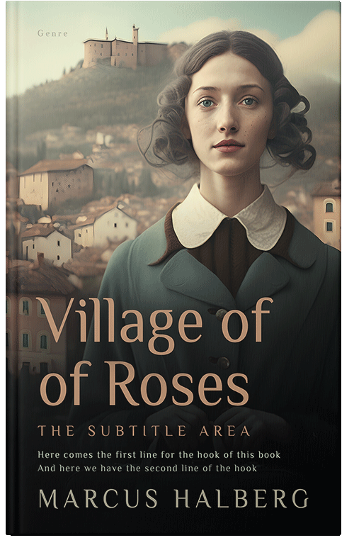 Front view of Premade Romance Book Cover - Akaroa