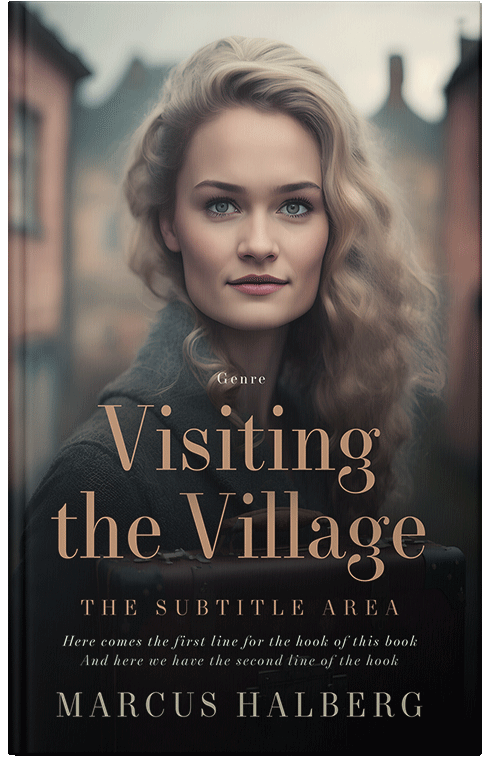 Front view of Premade Historical Book Cover - Rodeo Dust