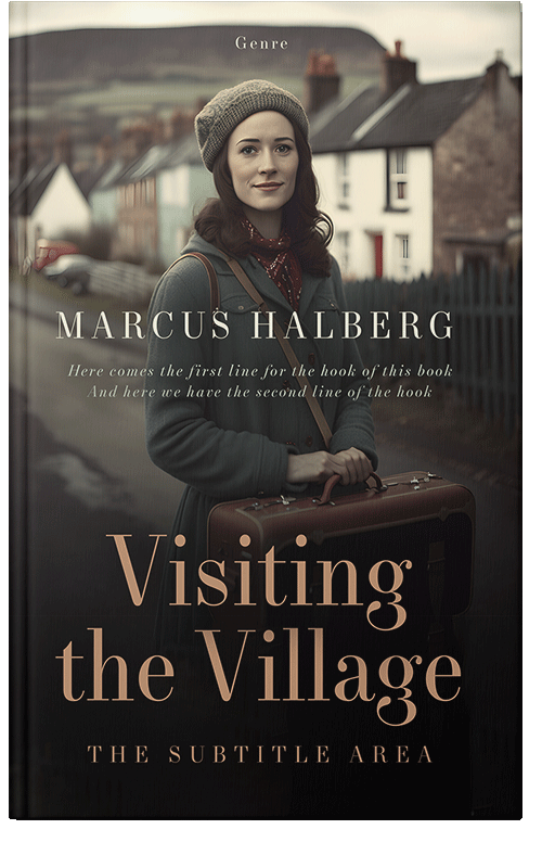 Front view of Premade Historical Book Cover - Dune