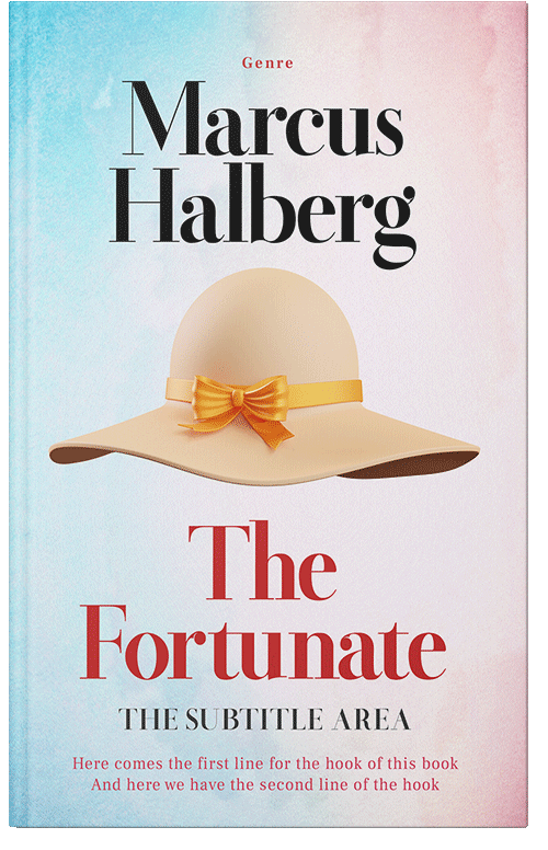 Front view of Premade Chick Lit Book Cover - Bon Jour