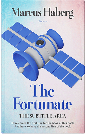 Premade Book Cover Indigo