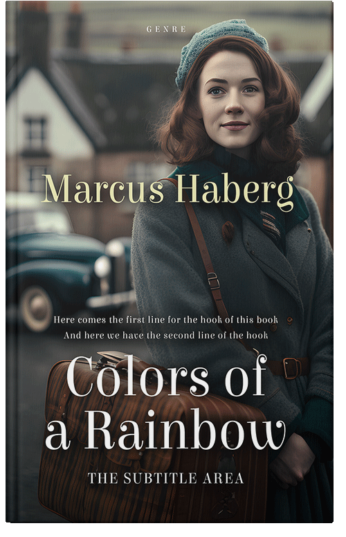 Front view of Premade Historical Book Cover - Mine Shaft