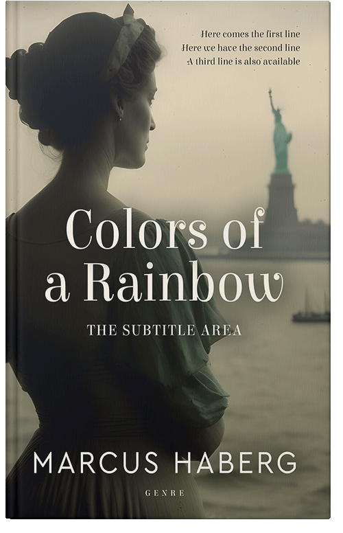 Front view of Premade Historical Book Cover - Akaroa