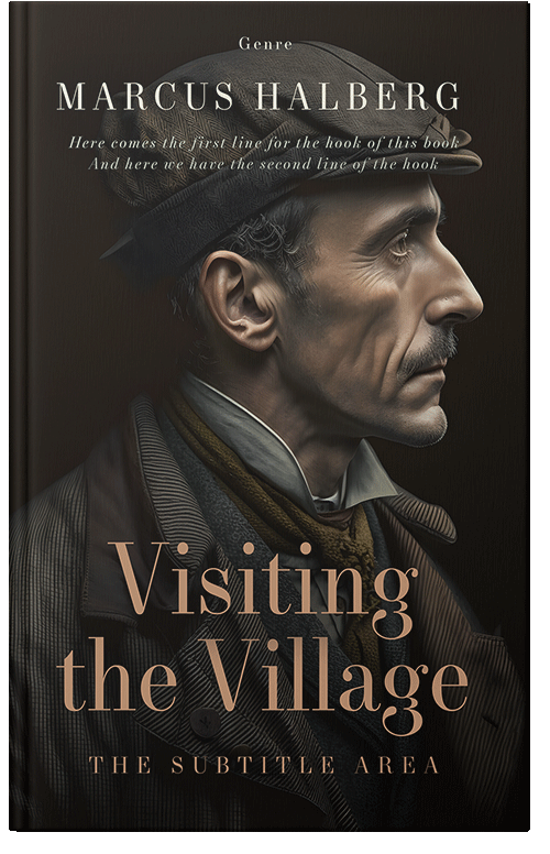 Front view of Premade Mystery & Thriller & Suspense Book Cover - Zeus