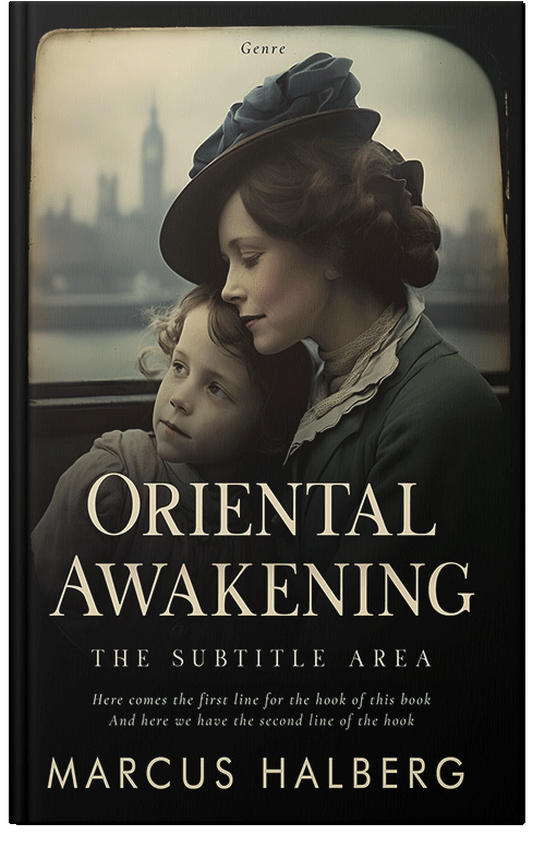 Front view of Premade Historical Book Cover - Coral Reef