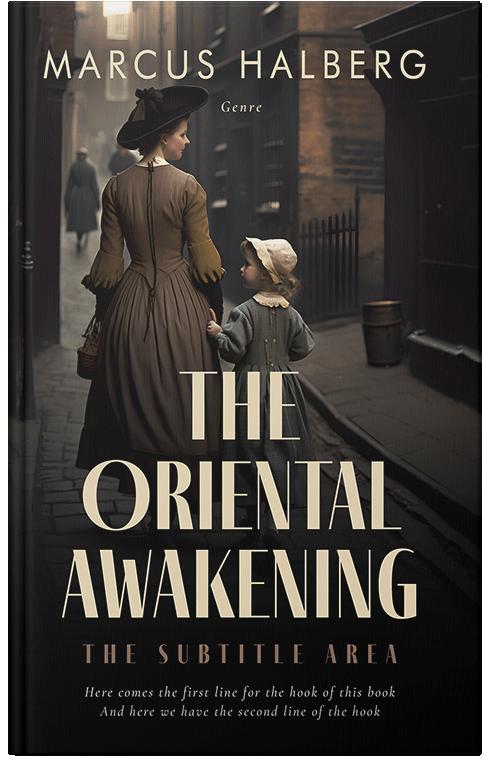 Front view of Premade Historical Book Cover - Cod Gray