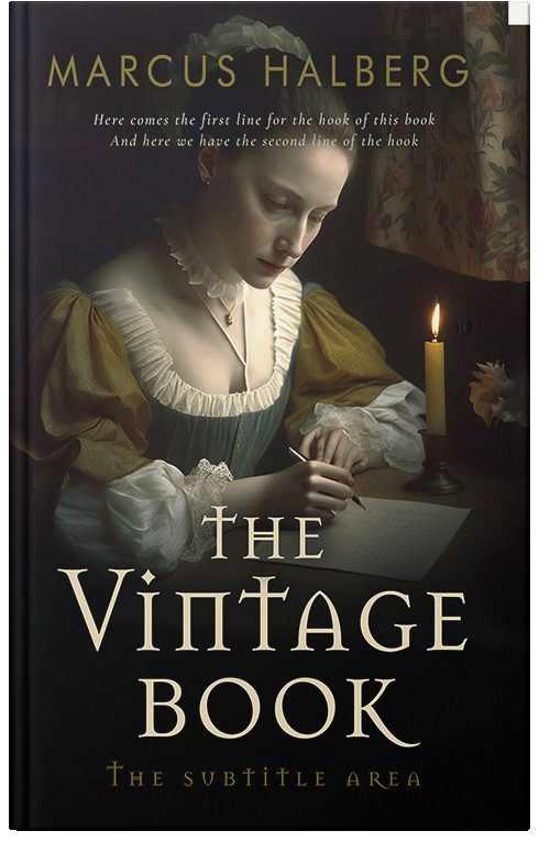 Front view of Premade Romance Book Cover - Zeus