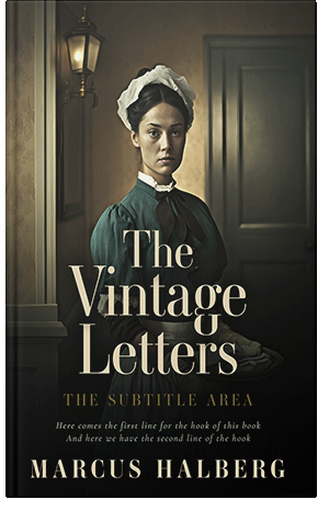 Premade Book Cover Rangoon Green