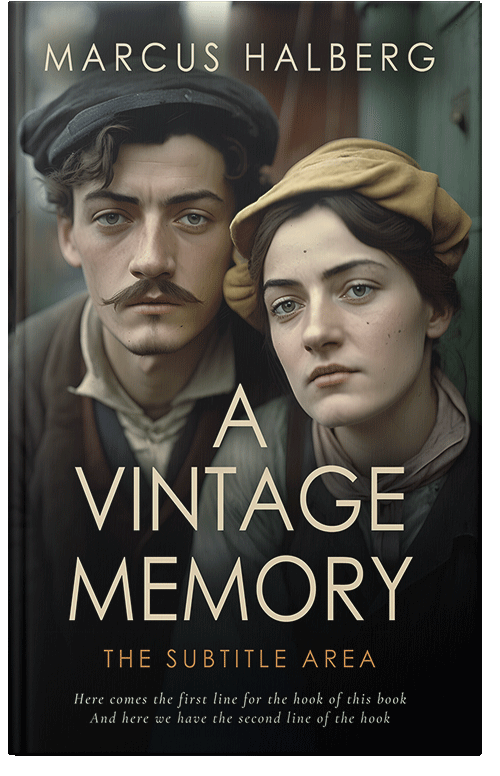 Front view of Premade Romance Book Cover - Rangoon Green