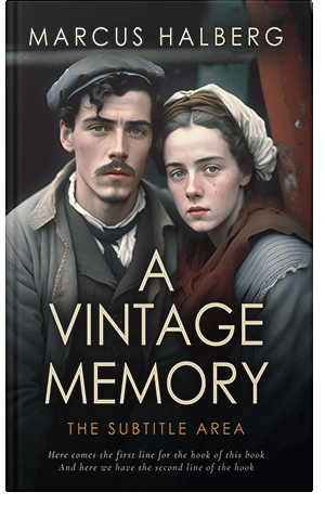 Premade Book Cover Vanilla