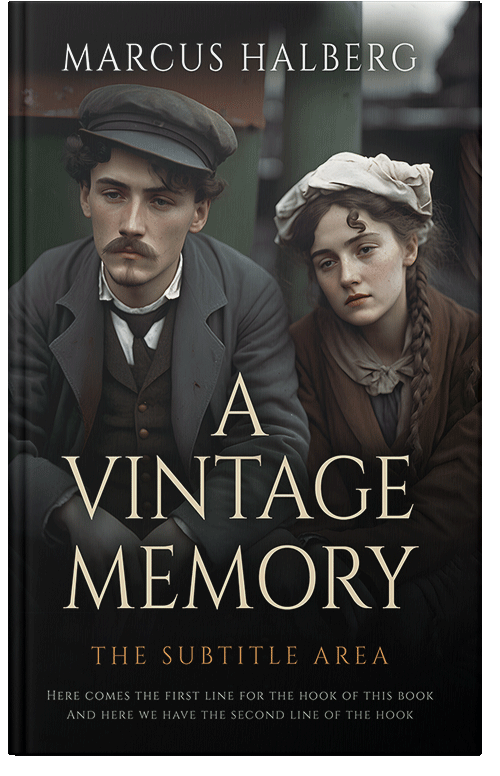 Front view of Premade Historical Book Cover - Cod Gray