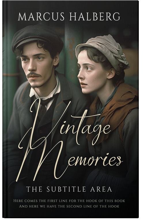 Front view of Premade Romance Book Cover - Rangoon Green