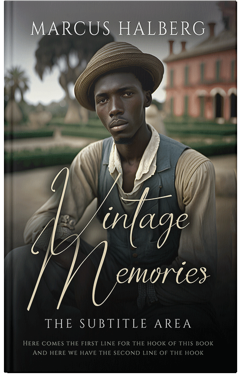 Front view of Premade Historical Book Cover - Log Cabin