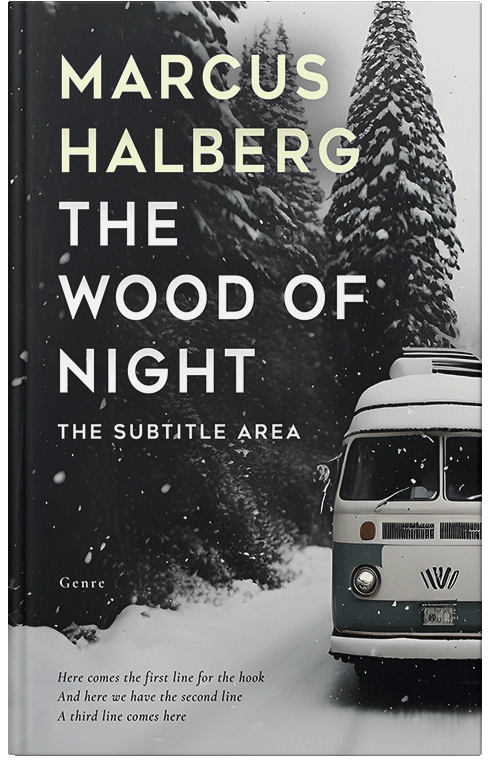 Front view of Premade Mystery & Thriller & Suspense Book Cover - Shark