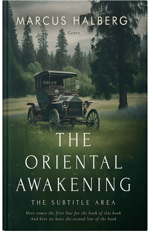 Front view of Premade Historical Book Cover - Celtic