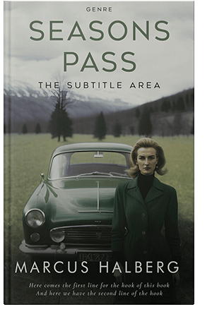 Pre Made Book Cover Gray Nickel