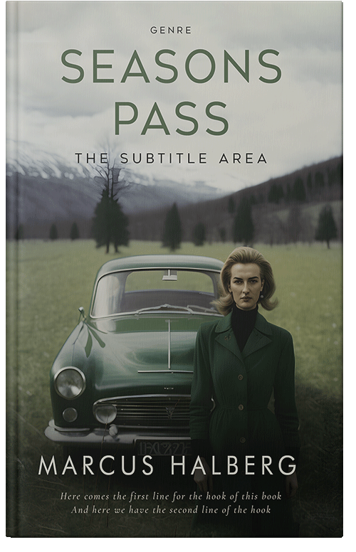 Front view of Premade Historical Book Cover - Gray Nickel