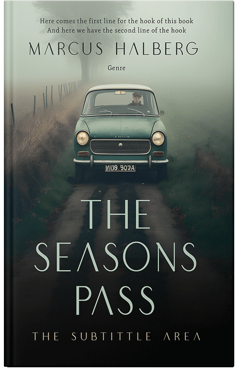 Front view of Premade Mystery & Thriller & Suspense Book Cover - Outer Space