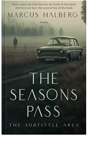 Pre Made Book Cover Bison Hide