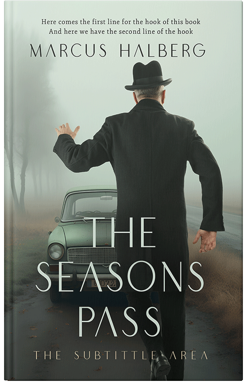 Front view of Premade Mystery & Thriller & Suspense Book Cover - Tasman