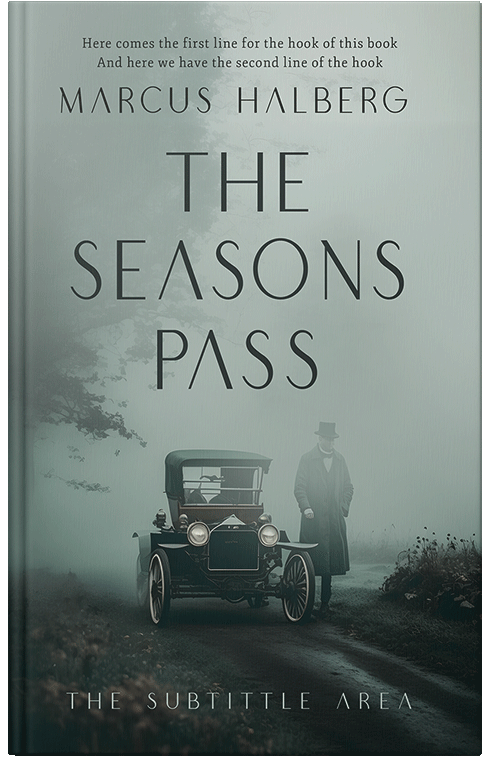 Front view of Premade Historical Book Cover - Edward