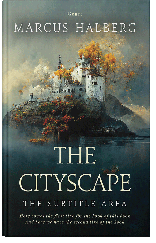 Front view of Premade Fantasy Book Cover - Outer Space