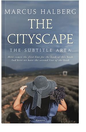 Pre Made Book Cover Pale Sky