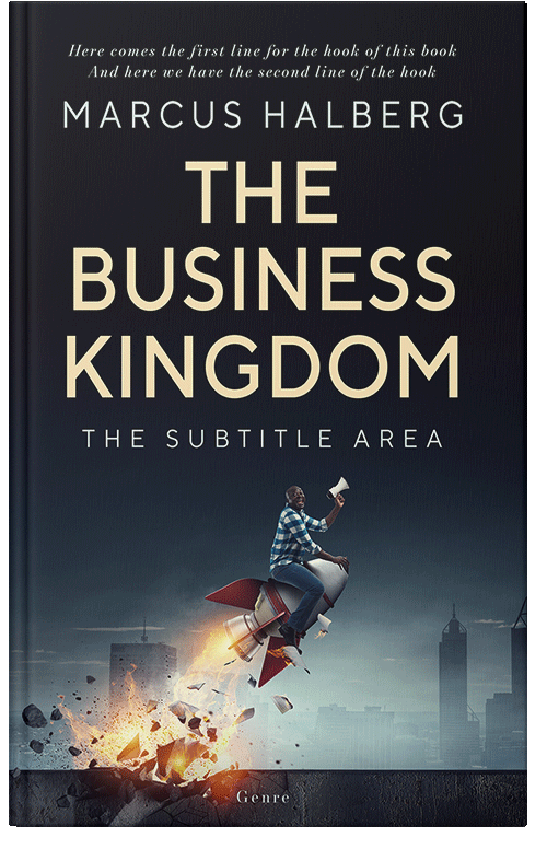 Front view of Premade Mystery & Thriller & Suspense Book Cover - Soft Amber