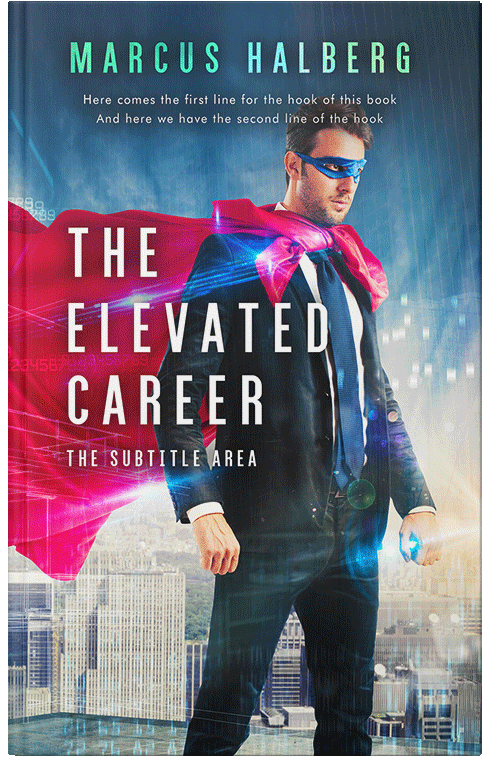 Front view of Premade Business Book Cover - Can Can