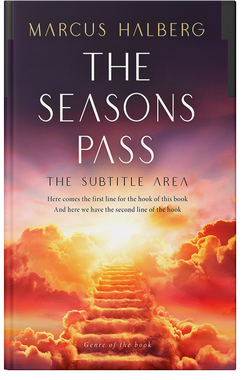 Front view of Premade Health & Mind & Body Book Cover - Tamarind