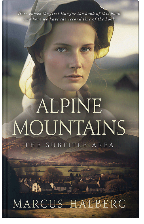 Front view of Premade Historical Book Cover - Merlin