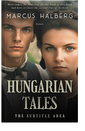 Pre Made Book Cover Tan