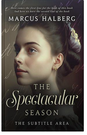 Premade Book Cover Cocoa Brown