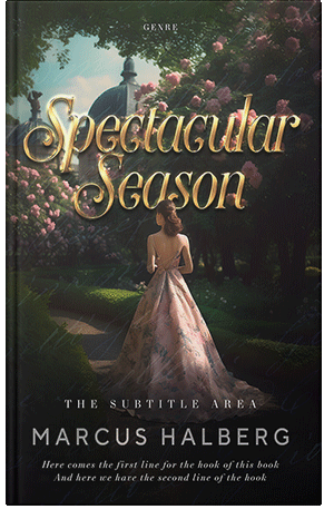 Premade Book Cover Log Cabin