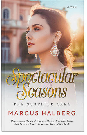 Premade Book Cover Wafer