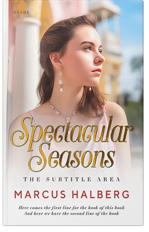 Premade Book Cover Wafer