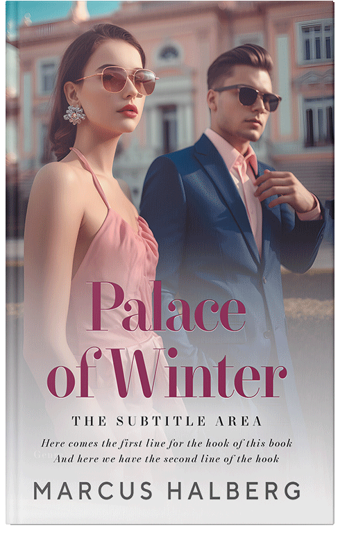 Front view of Premade Romance Book Cover - Del Rio