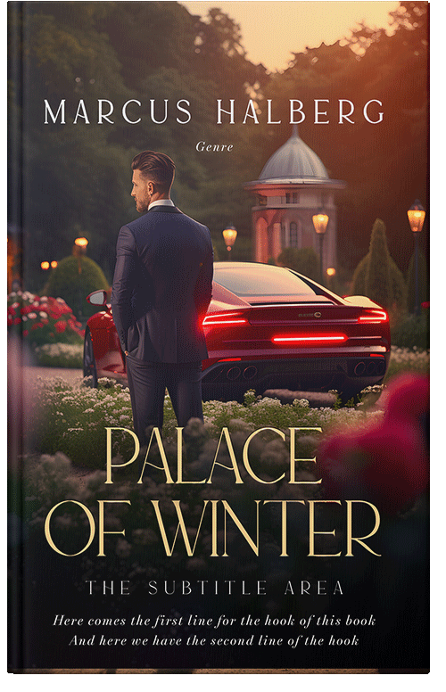 Front view of Premade Romance Book Cover - Cocoa Brown