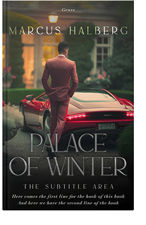 Pre Made Book Cover Log Cabin