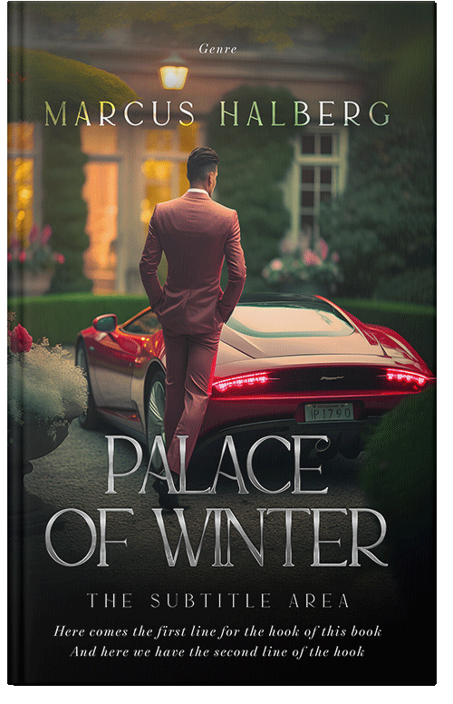 Front view of Premade Mystery & Thriller & Suspense Book Cover - Log Cabin