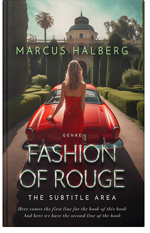 Premade Book Cover Cocoa Brown