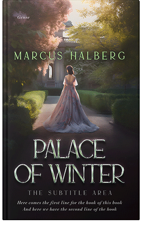 Premade Book Cover Cocoa Brown