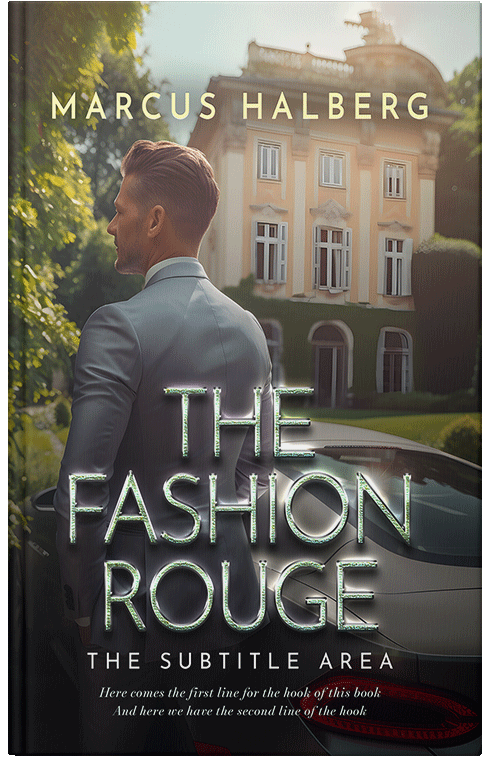 Front view of Premade Romance Book Cover - Dune