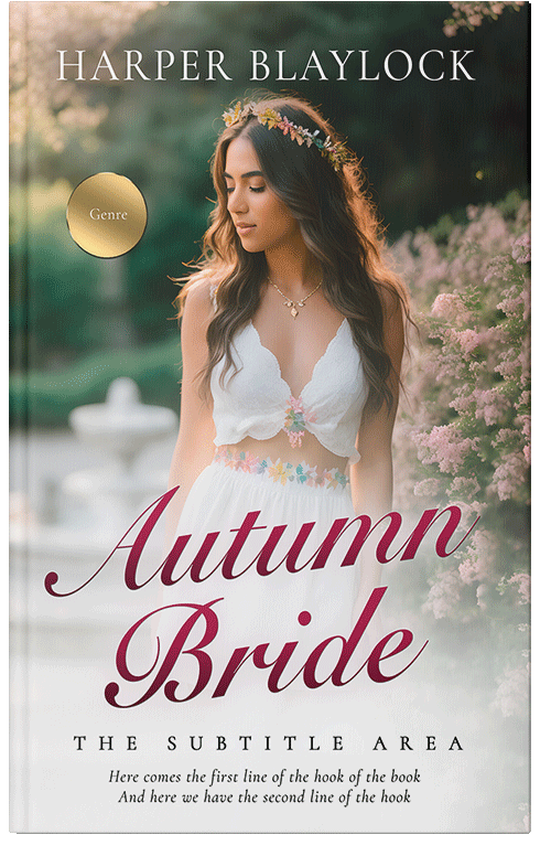 Front view of Premade Romance Book Cover - Heavy Metal